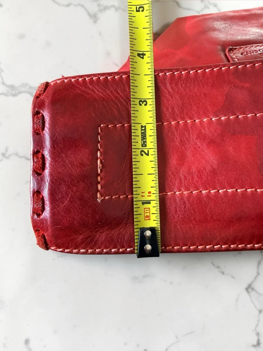 Campomaggi red leather